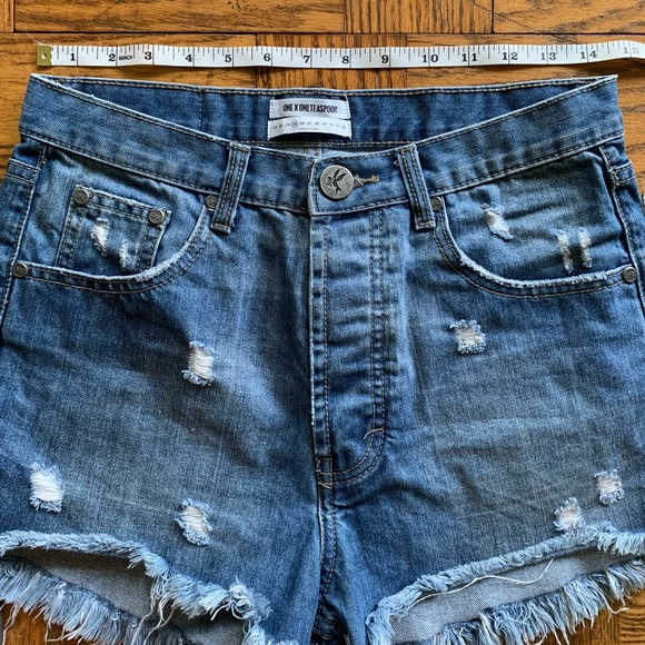 One Teaspoon Outlaw Boyfriend Short, Blue Cult, 25 - Picture 5 of 9